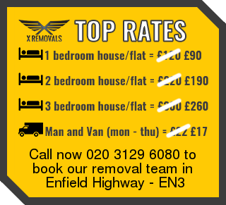 Removal rates forEN3 - Enfield Highway